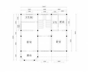 90平米小型農村別墅戶型圖設計