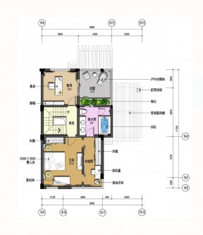 90平米新農村別墅戶型圖2023