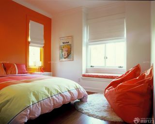 70平米二手房卧室色调装修效果图 