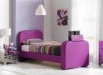 紫色温馨家庭房子儿童床装修图片