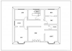 三房80平方米別墅戶型圖