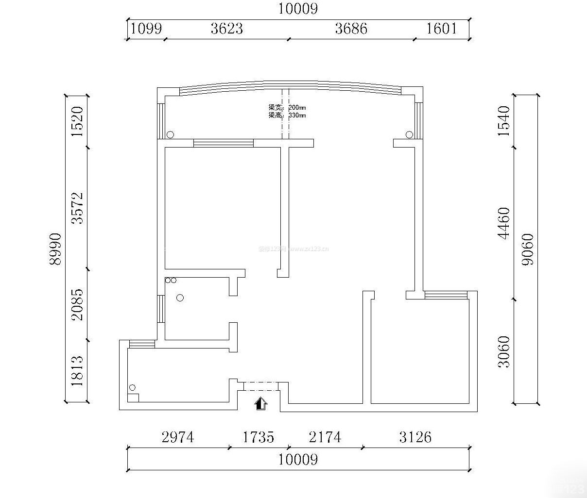 90平方米經典別墅設計圖紙