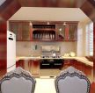 美式风格室内厨房棕色门框装修风格大全