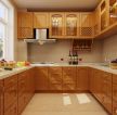 美式家庭室内厨房橱柜装潢效果图