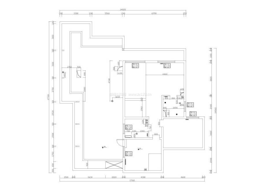 農(nóng)村自建房150平米別墅戶型圖設(shè)計(jì)