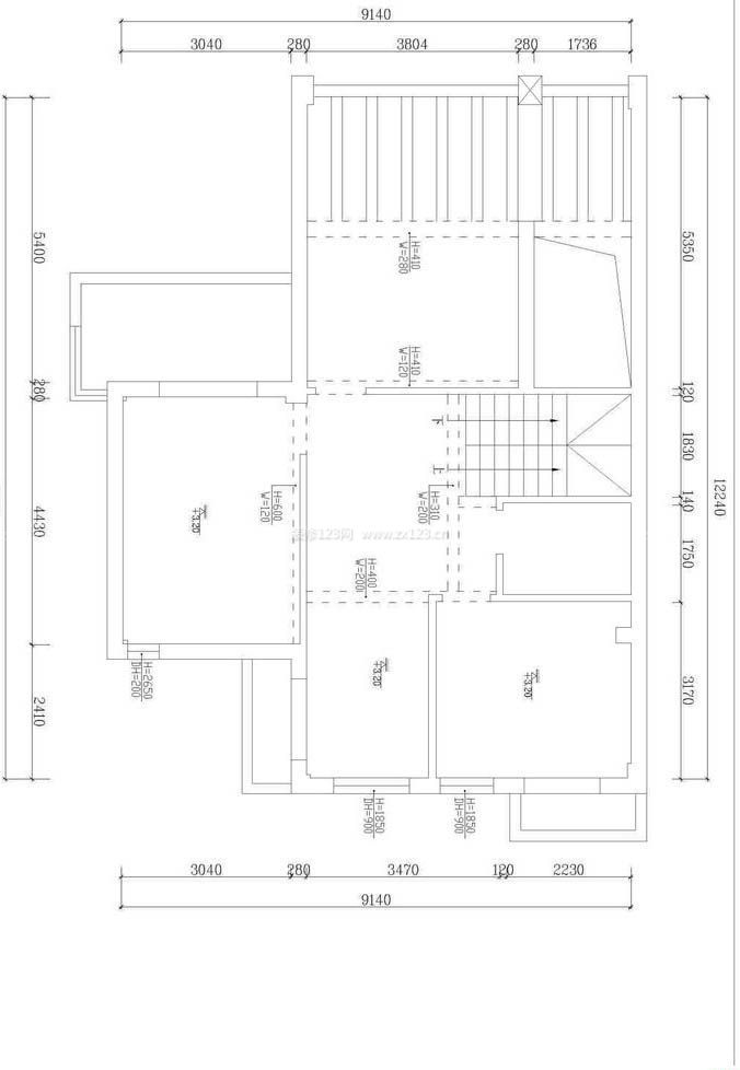 簡約農(nóng)村自建房150平米別墅戶型圖設(shè)計