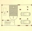 150平米小別墅車庫戶型圖