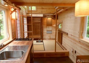 小戶型室內(nèi)裝修效果圖大全 木質(zhì)墻面裝修效果圖片
