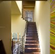 乡村别墅室内欧式楼梯装修效果图片