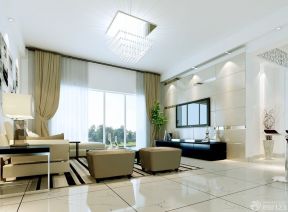 现代室内客厅组合沙发装修与设计效果图片