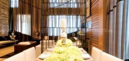 現(xiàn)代時尚風格餐廳裝修樣板房