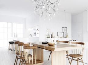 最簡約裝修 餐廳吊燈圖片