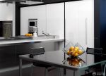 开放式厨房黑白室内装潢设计图片