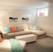 家庭室内客厅布艺沙发装修设计效果图片