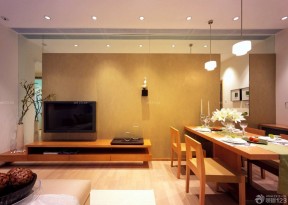 室內(nèi)裝飾電視墻效果圖 客廳餐廳一體裝修圖