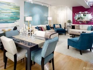 四室客厅简约欧式沙发装修效果图案例