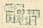 大戶型四室兩廳室內(nèi)平面圖設(shè)計(jì)