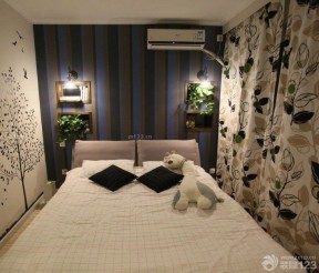 90平三房房屋裝修效果圖 臥室壁紙