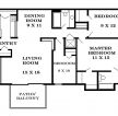 國外經(jīng)典小戶型三房兩廳平面圖設計