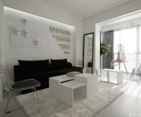 90平現(xiàn)代簡約裝修效果圖 客廳墻面裝修效果圖片