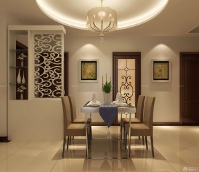 90平現(xiàn)代簡(jiǎn)約裝修效果圖 家庭餐廳裝修效果圖片
