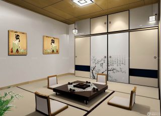 日式风格三室两厅房子家庭休闲区装修效果图