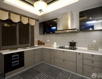 新中式风格厨房装修设计样板间
