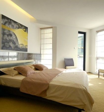 现代简约建筑风格家装卧室设计图