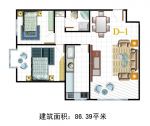 緊湊小戶型房屋設(shè)計圖三室一廳設(shè)計方案