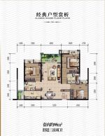 小戶型三房兩廳戶型圖設計