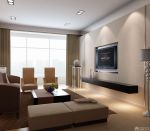 最新90平方房屋客厅电视墙装修设计图