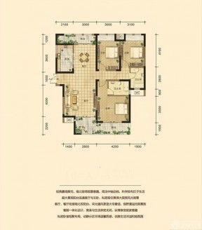 最新三房兩廳大陽臺戶型圖設(shè)計