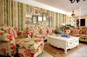 英式田园风格客厅沙发颜色搭配