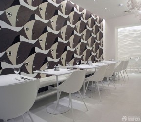 90平方米餐馆装修 现代风格