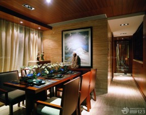 中式簡(jiǎn)約裝修風(fēng)格 家裝餐廳設(shè)計(jì)效果圖