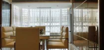 簡歐混搭風格餐廳吊燈裝修圖片