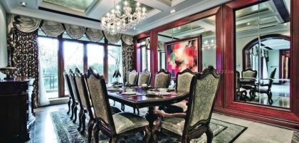 歐式風格建筑餐廳裝修設計
