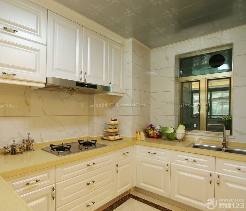 简欧风格90平米小户型厨房装修效果图