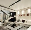 现代家装风格90平米复式小户型客厅装修图片