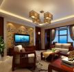 新中式客厅家具摆放装修效果图片