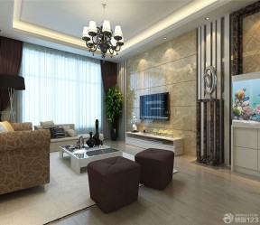 90后房子裝修效果圖 大理石背景墻裝修效果圖片