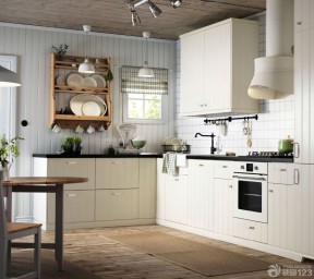 90平米小户型厨房装修效果图 美式风格