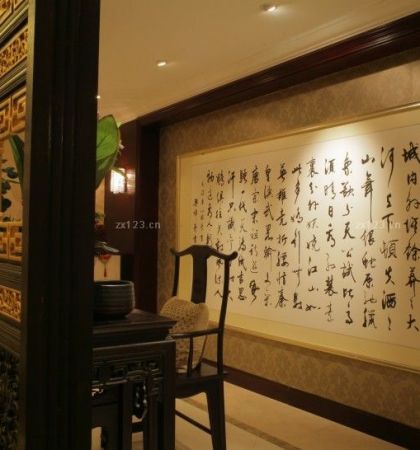 東南亞家具風格書房裝修圖