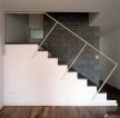 现代风格简易复式楼梯设计效果图