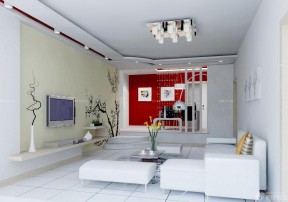 小錯(cuò)層裝修效果圖 轉(zhuǎn)角沙發(fā)裝修效果圖片