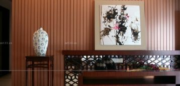 新古典主義客廳電視墻設(shè)計效果圖