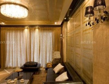 歐式風(fēng)格建筑客廳沙發(fā)圖片
