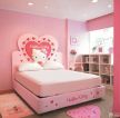 现代风格家装90后女生卧室粉色装修设计图