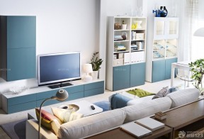 唯美复式电视墙创意组合家具装修效果图欣赏