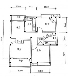 錯層兩室兩廳戶型圖裝修效果圖片